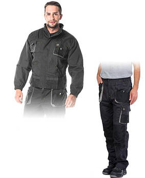 Костюм демісезонний з куртки та штанів, спецодяг робочий захисний, робочі захисні штани