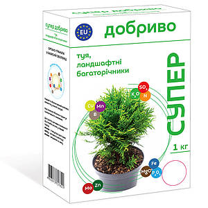 Супер добриво для туї 1 кг (Польща)