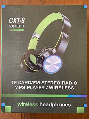 Бездротові навушники Wireless Headphone CXT-8, навушники накладні Bluetooth, фото 4