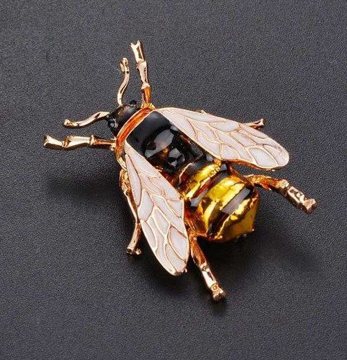 Брошка Bee Бджола джміль шпилька у вигляді бджоли, фото 1