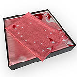 Комплект постільної білизни Le Vele Kugu сатин 220-200 см рожевий, фото 4
