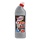 Гель для очищення труб Domik Expert 1000 мл засіб для очищення труб гель для видалення засмічення