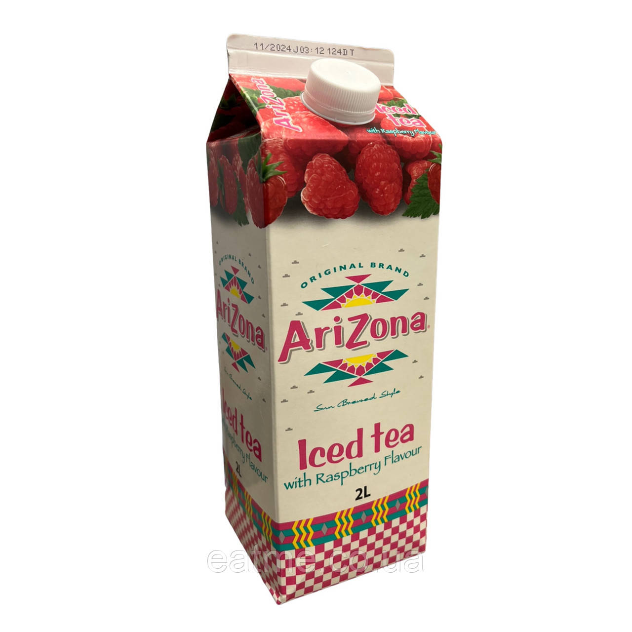 Хололний чай AriZona з малиновим смаком 2l