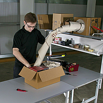 Пакувальний бокс 390 мм × 295 м EcoPack Box, паперовий наповнювач у рулоні, фото 2