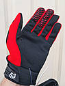 Рукавиці DIRTPAW mod:034 чорно-червоні FOX, фото 2