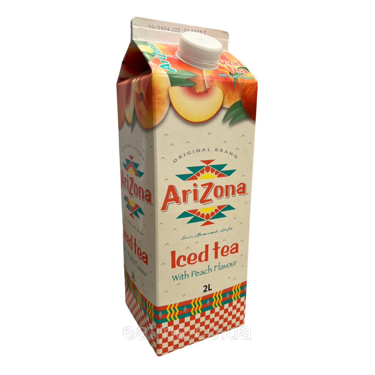 Хололний чай AriZona з персиковим смаком 2l