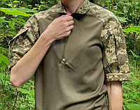 Женская тактическая боевая рубашка Убакс Пиксель с коротким рукавом UBACS летний женский S