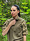 Жіноча тактична бойова сорочка Убакс Піксель з коротким рукавом UBACS літній жіночий M, фото 6