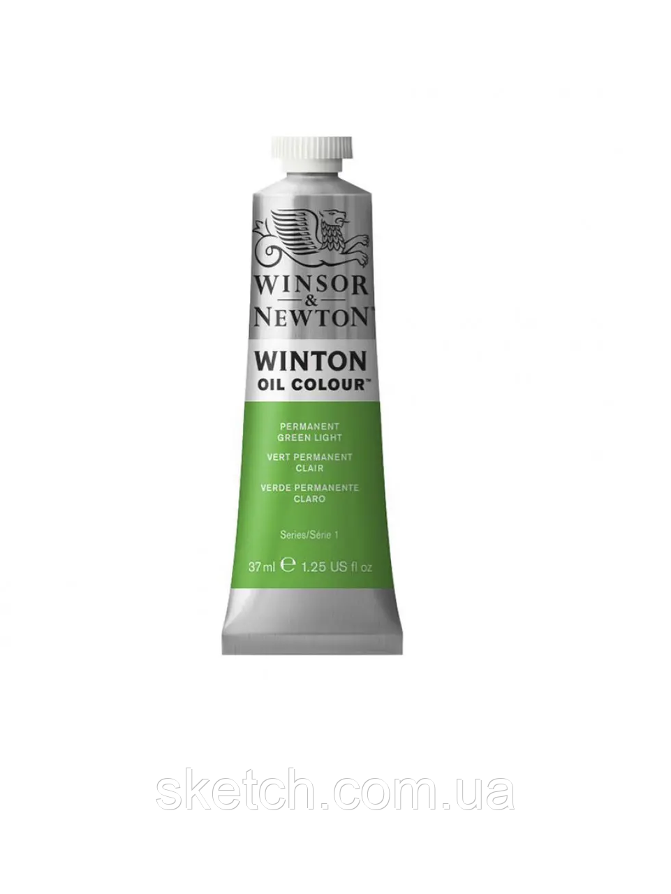 Олійна фарба WINSOR & NEWTON Winton Oil Colour, №483 Перманентний зелений світлийй, 37мл