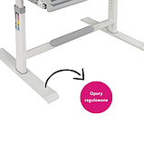 Дитяча парта, що росте, зі стільчиком Cubby LUPIN Grey, фото 2