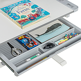 Дитяча парта, що росте, зі стільчиком Cubby LUPIN Grey, фото 3