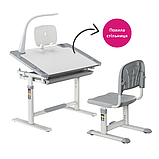 Дитяча парта, що росте, зі стільчиком Cubby LUPIN Grey, фото 9