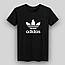 Чоловіча футболка Adidas спортивна модна котонова, біла, чорна, розмір S, M, L, XL, XXL,, фото 10