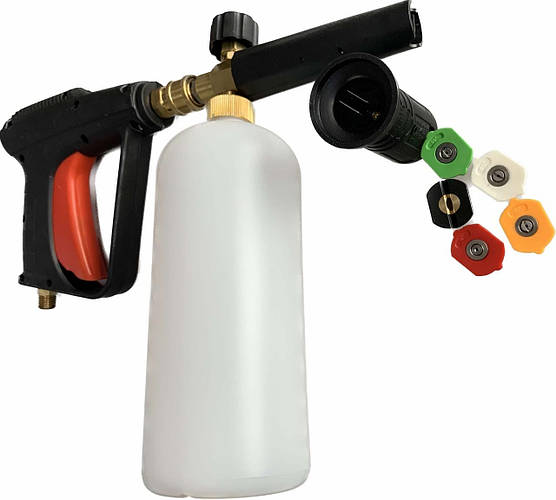 Пистолет пеногенератор для мойки высокого давления с насадками (ID ...