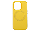 Чохол для iPhone New Leather Case With MagSafe Yellow, фото 3