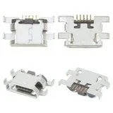 Коннектор зарядки для Sony C1904, C1905, C2004, C2005 Xperia M, D5102 Xperia T3, 5 pin, micro-USB, Type-B