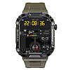 Смарт годинник для військових тактичний протиударний та водонепроникний Smart Watch Modfit Titan Army зелений, фото 8
