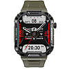 Смарт годинник для військових тактичний протиударний та водонепроникний Smart Watch Modfit Titan Army зелений, фото 9