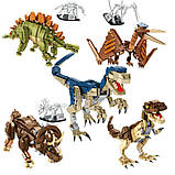 Конструктор Panlos 612002 "Динозавр Тиранозавр Рекс і скелет" 906 деталей, фото 9