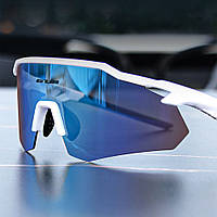 Очки спортивные солнцезащитные с поляризацией GUB 7800 [линзы REVO+защита UV400] белые