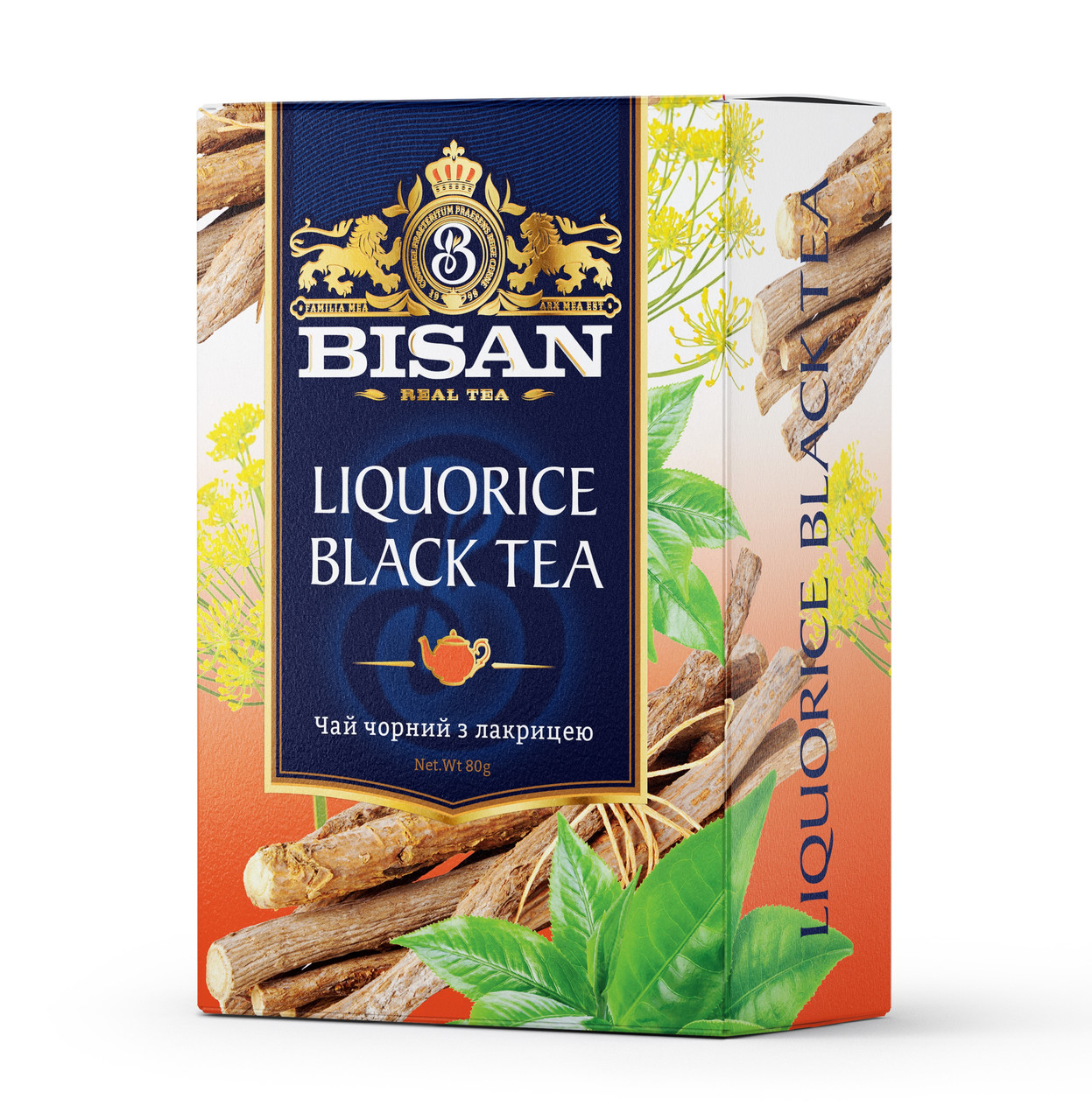 BISAN  чай LIQUORICE BLACK TEA 80г