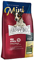 Корм для собак мелких пород Happy Dog Mini Africa с аллергией и пищевой непереносимостью 800 г