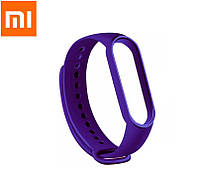 Силиконовый ремешок для фитнес браслета Xiaomi Mi Band M3 / M4. Ремешок для Xiaomi Mi Band 3/4 RY99 Фиолетовый