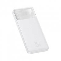 Павербанк Powerbank 10000 mAh 15W 3A Baseus с быстрой зарядкой White