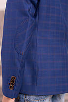 Шкільний піджак синій у клітку Нова Форма, фото 2