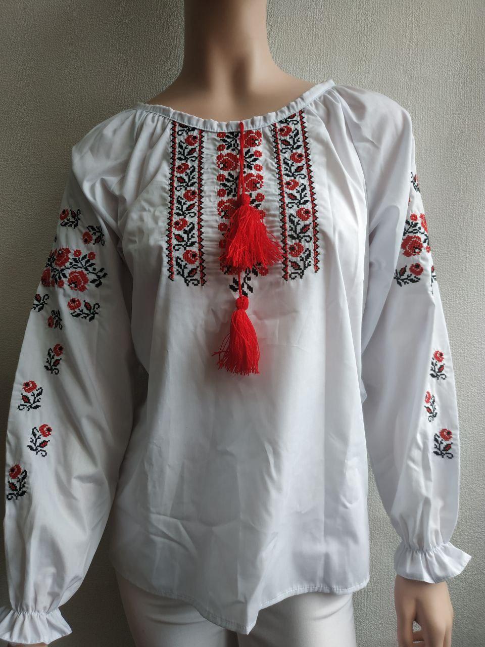 Вишита блузка для дівчинки (164)