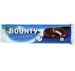 Bounty Secret Centre Biscuits Шоколадне печиво з кокосовим кремом в молочному шоколаді 132g