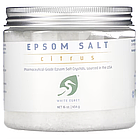 White Egret Personal Care, сіль Epsom, з ароматом цитрусів, 454 г