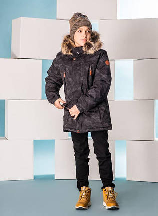 Зимова куртка-парка для підлітка Lenne 152 см, фото 2