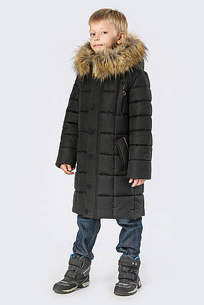Пальто зимове для хлопчика X-Woyz 122-128 см, фото 2