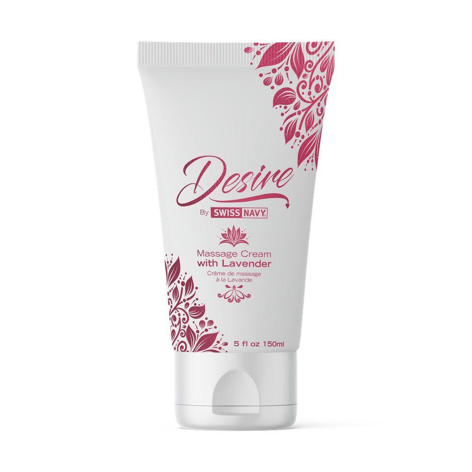 Масажний крем з лавандою - Desire by Swiss Navy Massage Cream (150 мл)