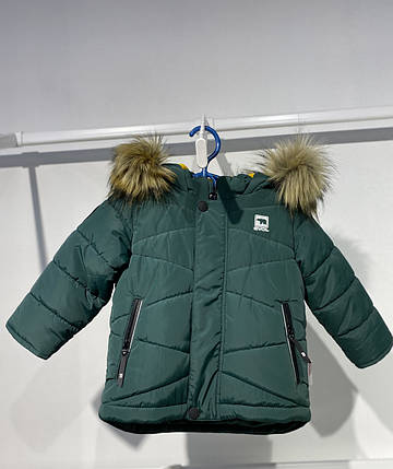 Зимова куртка для хлопчика 80 см, фото 2