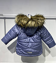 Зимова куртка для хлопчика блакитна, фото 2