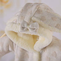 Чоловічок утеплений на малюка "Вухастий Амурчик" Betis, кавовий 80 см, фото 3