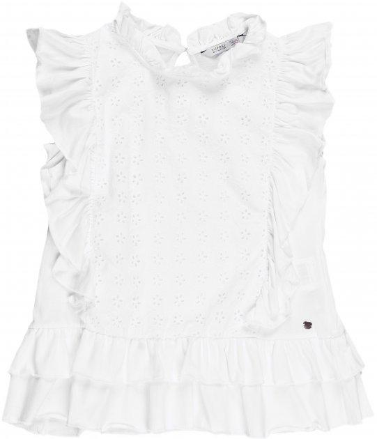 Блуза трикотажня з прошвою для дівчинки Tiffosi 116 см