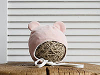 Велюровая шапка детская Magbaby Tessera розовая 42-46 см (6-12 мес)