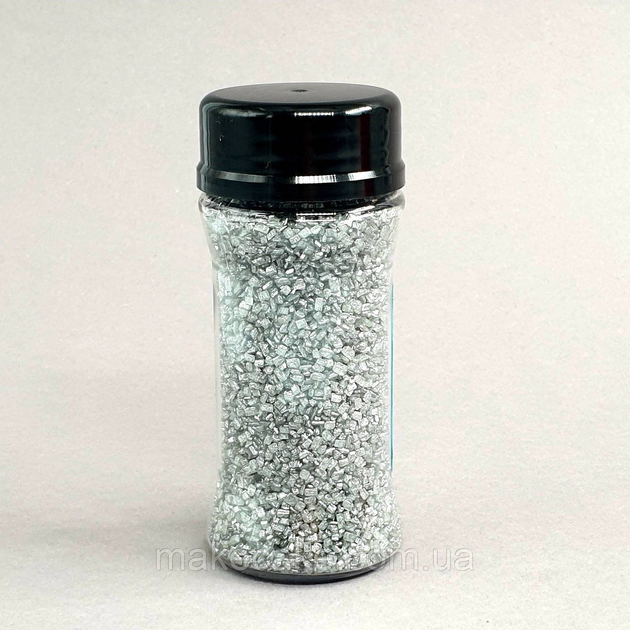 Цукор кольоровий великий (цукрові кристали) Confiseur Срібний 70 г