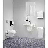 Пластиковий диспенсер KATRIN 90120 Inclusive Centerfeed M Dispenser, рулон, центральна витяжка, білий, фото 6