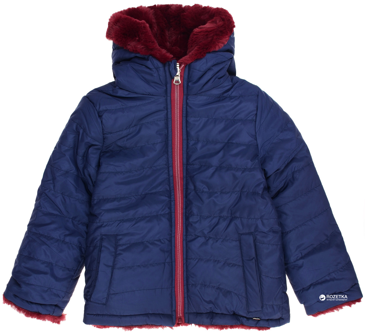 Двостороння куртка-шуба 2 в 1 Tiffosi для дівчинки 158-164 см