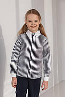 Блуза для девочки Suzie Дарья.2 БЛ-48113.2 синяя полоска