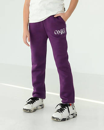 Штани утеплені на флісі для дівчинки Hart фіолетовий, фото 2