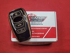 Чохол для ключа Subaru TPU Black and Gold Суперякість