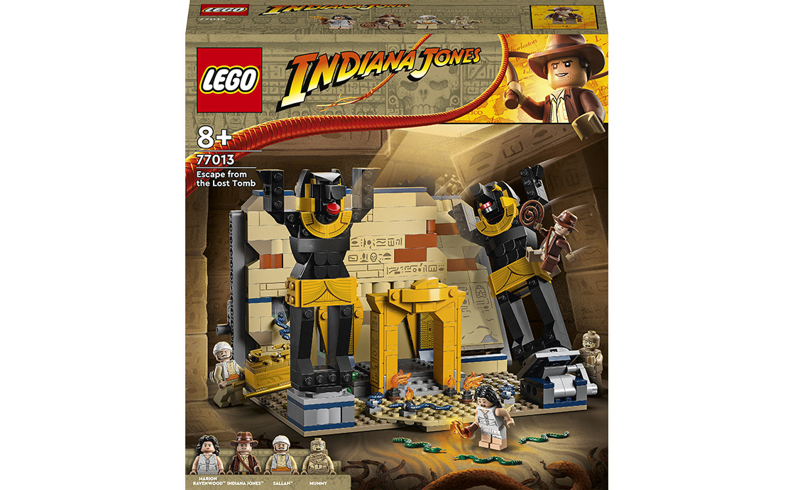LEGO Indiana Jones Втеча із загубленої гробниці 600 деталей (77013)