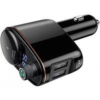 Зарядное устройство в автомобиль + FM-трансмиттер Baseus Locomotive MP3 Car Charger 2USB 3.4A CCALL-RH01