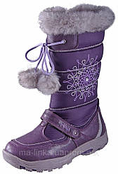 Зимові чоботи для дівчинки Котофей 28 розмір