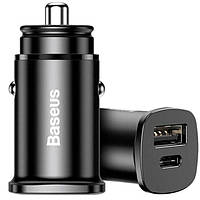 Зарядное устройство в автомобиль Baseus PPS Car Charger QC 4.0+PD3.0 30W USB + Type-C 5A